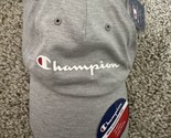 Champion Jersey Knit Dad&#39;s Cap - Heather Oxford Grey - Adjustable - $14.01