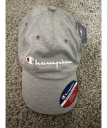 Champion Jersey Knit Dad&#39;s Cap - Heather Oxford Grey - Adjustable - $19.07 CAD