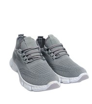 La Sheelah Lina Womens Gray Mesh Lace Up Padded Insole Sneakers Size 8.5 NWOB - £19.78 GBP