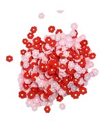 Buttons Galore Sprinkletz Embellishments 12g-Valentine Flowers - $219.72 MXN