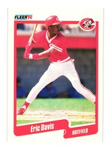 1990 Fleer Canadian #417 Eric Davis Cincinnati Reds - £1.57 GBP