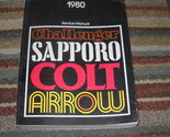 1980 Dodge CHALLENGER COLT PLYMOUTH SAPPORO ARROW Service Repair Shop Ma... - £3.59 GBP
