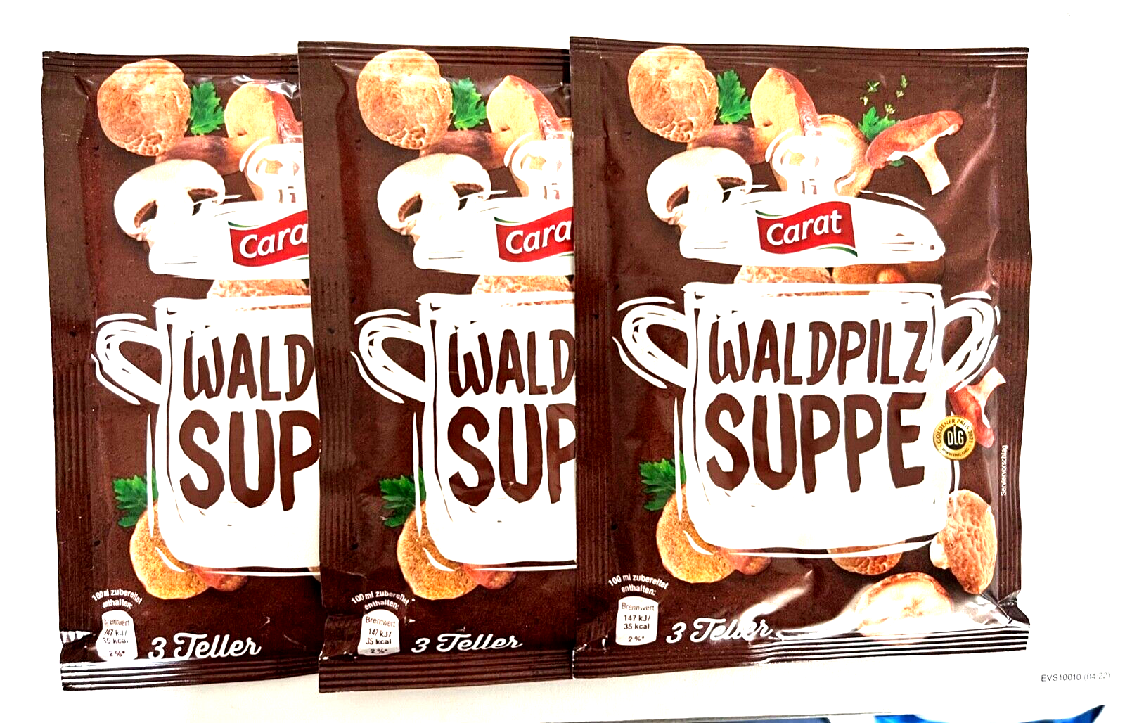 Primary image for Carat Waldpilz Suppe FOREST MUSHROOM Soup -3ct./9 servings -FREE US SHIPPING