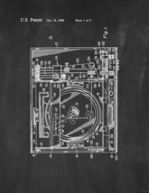 Scanning Mechanism For Video Disc Player Patent Print - Chalkboard - £6.23 GBP+