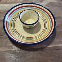 Pfaltzgraff Sedona Chip &amp; Dip Set, Discontinued - Hard To Find.  - $19.10