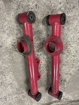 1979-2004 Ford Mustang Heavy Duty Rear Control Arms Tubular Upper Lower Red USED - £74.74 GBP