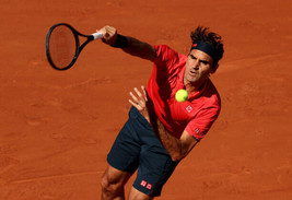 Roger Federer Poster 18&quot; X 24&quot; - 2021 French Open - £20.92 GBP