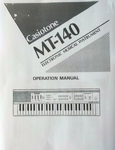 Owner&#39;s Manual Booklet for the Casio MT-140 Electronic Keyboard, Reproduction. - £9.33 GBP