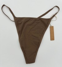 SKIMS Kim Kardashian T-String Thong Panty Oxide Brown PN-THG-2070 Womens... - $11.75