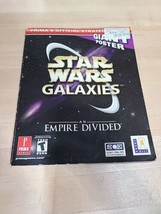 Star Wars Galaxies: An Empire Divided Prima&#39;s Official Strategy Guide W/ POSTER - £10.97 GBP