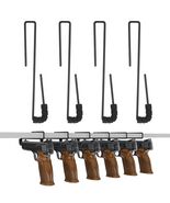 4 Pack Gun Safe Pistol Hangers Handgun Rack Organizer for Storage Displa... - €14,01 EUR