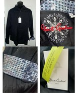 NWT ROBERT GRAHAM Men&#39;s XL black paisley shirt contrast cuffs classic fit  - $190.01 CAD