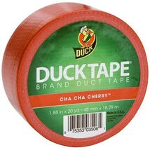 Duck Brand 392874 Red Color Duct Tape, 1.88-Inch by 20 Yards, Single Roll - $27.93 CAD
