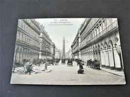 PARIS-Rue de Castiglione Colonne Vendôme, France-1908 Postmarked Postcard. RARE. - £15.44 GBP