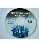 MSI Multimedia Beyond 3D Drivers and Utilities CD - $6.88