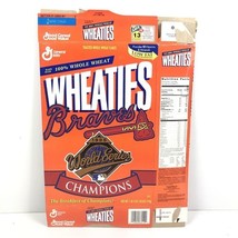 Atlanta Braves World Series Wheaties Cereal Box Only Vintage 1996 Good C... - $9.00