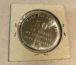 1969 Anchorage Alaska Trade Token Coin The Pines Liquor Store .50 Cents - £7.19 GBP