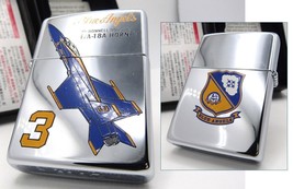 Blue Angels 3 Mcdonnell Douglas F/A-18A Hornet Zippo 1993 Unfired Rare - $104.00