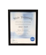 8.5X11 Document Picture Frame, Black - $252.36 MXN