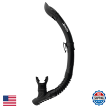 SEAC Reverse Snorkel w/ Anti-Splash Top &amp; Purge Valve, Reversible - $47.61