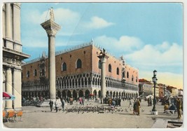 Venezia The Ducal Palace Italy Vintage Postcard Posted 1958 - £3.34 GBP