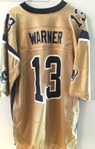 Rams Kurt Warner Gold colored Reebok jersey. (Size 2 XL) Never worn. - £47.13 GBP
