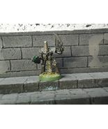 unreleased necron lord with vibro fist spike and gun metal warhammer 40K - $144.84