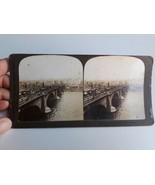 old  antique  Stereoscopic photo London Bridge England   (Canada) - £18.00 GBP