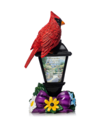 Thomas Kinkade Illuminated Lantern Those We Love Don&#39;t Go Away Cardinal #3 - €62,48 EUR