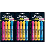 Pack of (3) New Sharpie Accent Tank-Style Highlighters, 4 Colored Highli... - $15.99