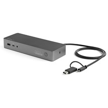 StarTech.com USB-C &amp; USB-A Dock - Hybrid Universal Laptop Docking Station with 1 - £314.00 GBP