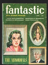 Fantastic 4/1959-Ziff-Davis-The Abnormals portrait cover-Pulp tales by H... - £30.23 GBP