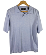 Brandini Knit Polo Shirt Size M Mens Blue Yachting Coastal Old Money But... - $46.53