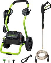 Greenworks 2000 Psi (13 Amp) Electric Pressure Washer (Wheels For, Drive... - £152.63 GBP