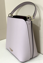 New Kate Spade Darcy Small Bucket Bag Grain Leather Lilac Moonlight Dust bag - £98.64 GBP