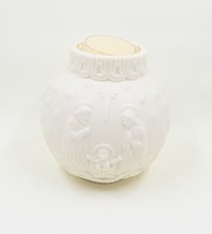 Lenox Nativity Christmas Ornamental Glow Votive Candle Holder Porcelain - $29.99