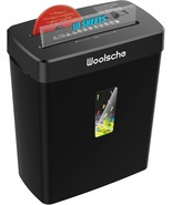 Woolsche Paper Shredder, 10-Sheet Cross-Cut, Jam-Proof System For Home O... - $52.95
