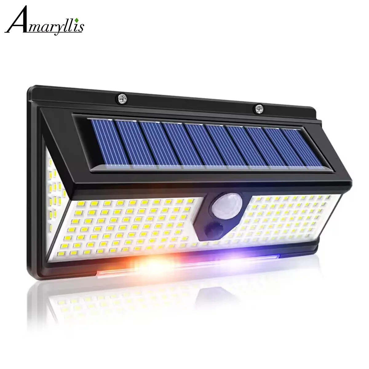 190led Solar Led Light Outdoor Garden Decoration Wall Lamp With 4 Mode IP65 - £19.42 GBP+