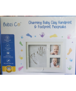 Bubzi Co Charmimg Baby Clay Handprint/Footprint Keepsake - £16.59 GBP