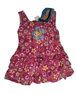 Vtg Disney 2005 Finding Nemo Baby Girls Pink Tropical Print Dress 12 M N... - $79.19