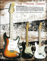 Fender Time Machine Series &#39;69 Stratocaster &amp; Sub-Sonic Telecaster guitar ad - $4.01