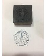 Vintage Printing Block Hull Hardware Company Hull Texas 1 3/4 x 1 3/4 - €7,60 EUR
