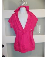 Justice Hoodie Pink SS Shirt Size 10 Girl&#39;s NEW - $244.80 MXN
