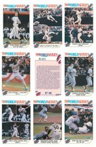 1990 Fleer World Series U-Pick 1-12 to complete your set NM. - £0.77 GBP+