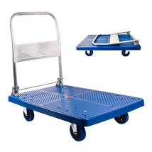 660lbs Foldable Platform Truck Dolly with Swivel Wheels, Heavy Duty Movi... - $320.00