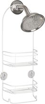 Bathroom Shower Caddy 8.7&#39;&#39; x 4.2&#39;&#39; x 21&#39;&#39; Steel, White, InterDesign 586... - €21,39 EUR