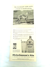 1940 Fleischmann&#39;s Gin Ad The Greyhound&#39;s Stride Carries a Lesson - $9.99