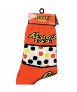 Reese&#39;s Pieces Unisex Crew Socks- One Size Fits Most - $201.64 MXN