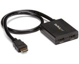 StarTech.com 4K HDMI Splitter 1 In 2 Out - 4K 30Hz HDMI 1.4 2 Port Video... - $76.65+