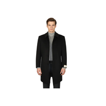 Men's CASILA Turkey Top Winter Coat Wool, Cashmere Blend 403230-01 Black image 5
